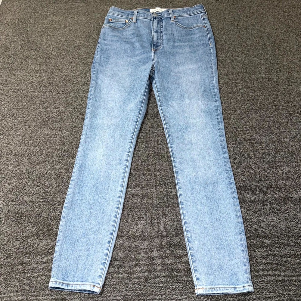 Denim Forum The Lola Hi Rise Skinny Jeans Women 29 Blue Denim Light Wash Casual